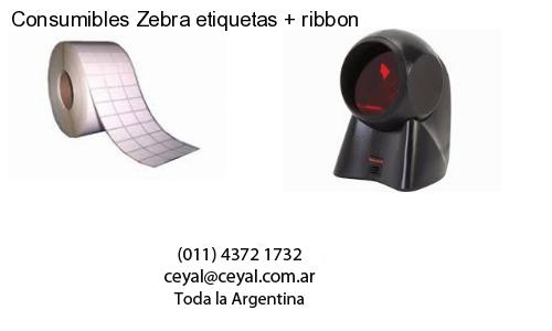 Consumibles Zebra etiquetas   ribbon