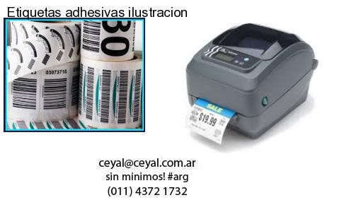 Etiquetas adhesivas ilustracion