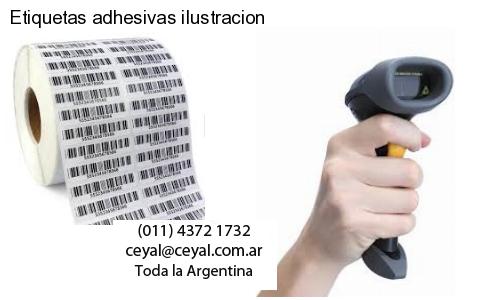 Etiquetas adhesivas ilustracion