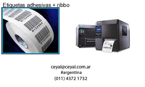Etiquetas adhesivas   ribbo