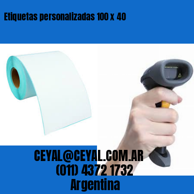 Etiquetas personalizadas 100 x 40