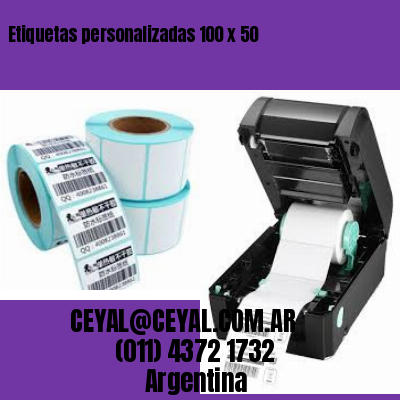 Etiquetas personalizadas 100 x 50