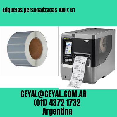 Etiquetas personalizadas 100 x 61