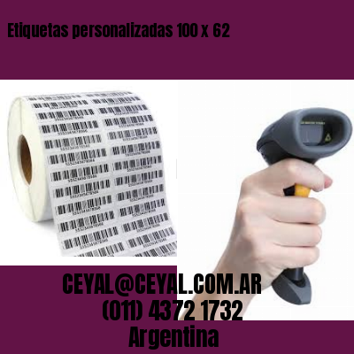Etiquetas personalizadas 100 x 62