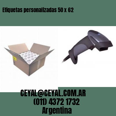 Etiquetas personalizadas 50 x 62