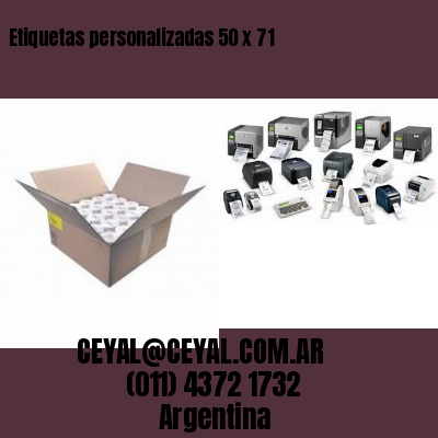 Etiquetas personalizadas 50 x 71