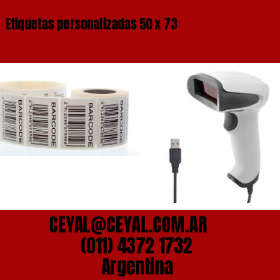 Etiquetas personalizadas 50 x 73