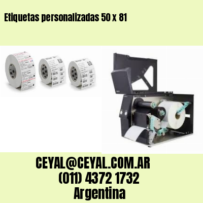 Etiquetas personalizadas 50 x 81