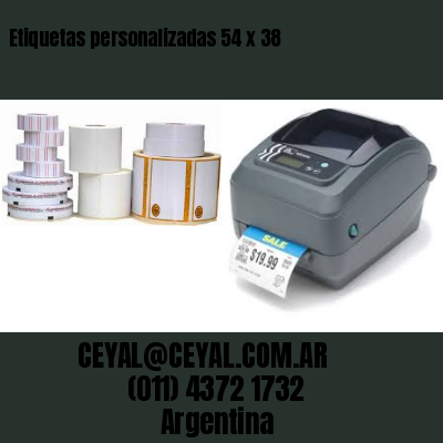 Etiquetas personalizadas 54 x 38