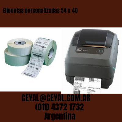 Etiquetas personalizadas 54 x 40