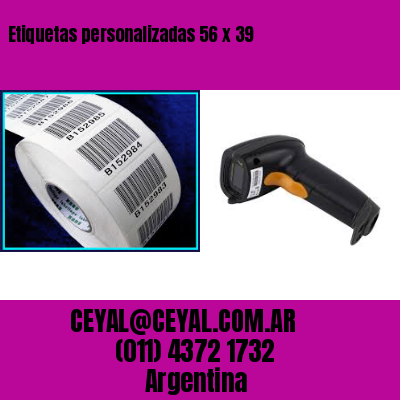 Etiquetas personalizadas 56 x 39