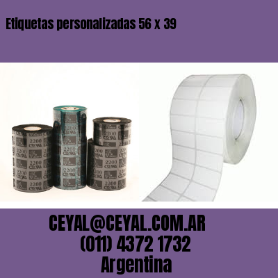 Etiquetas personalizadas 56 x 39