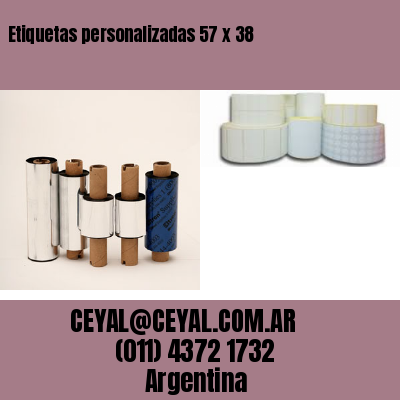 Etiquetas personalizadas 57 x 38