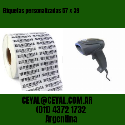 Etiquetas personalizadas 57 x 39