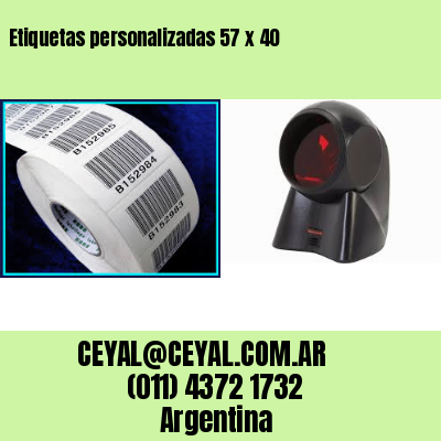 Etiquetas personalizadas 57 x 40