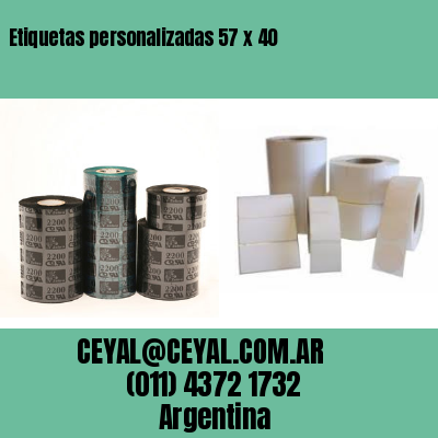 Etiquetas personalizadas 57 x 40