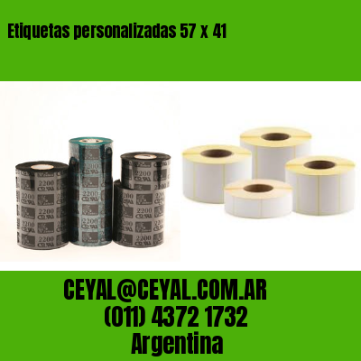Etiquetas personalizadas 57 x 41