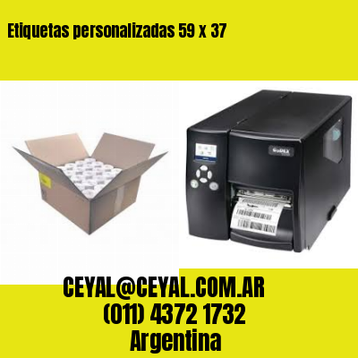 Etiquetas personalizadas 59 x 37