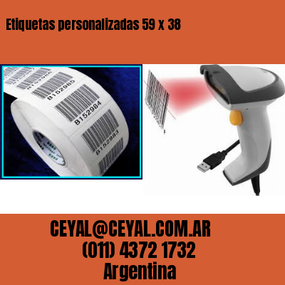 Etiquetas personalizadas 59 x 38