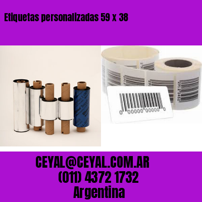 Etiquetas personalizadas 59 x 38