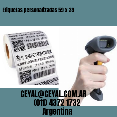 Etiquetas personalizadas 59 x 39