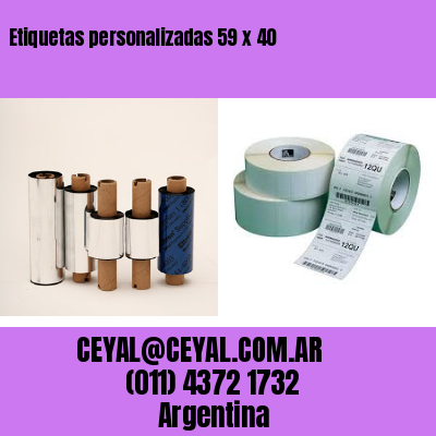 Etiquetas personalizadas 59 x 40