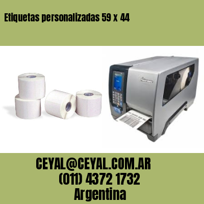 Etiquetas personalizadas 59 x 44