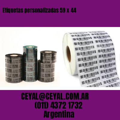 Etiquetas personalizadas 59 x 44