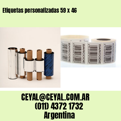 Etiquetas personalizadas 59 x 46