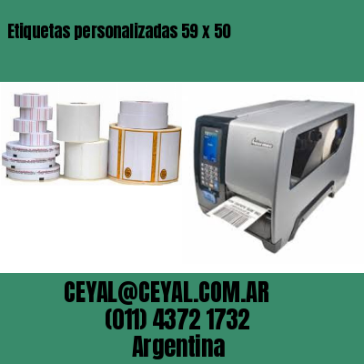 Etiquetas personalizadas 59 x 50