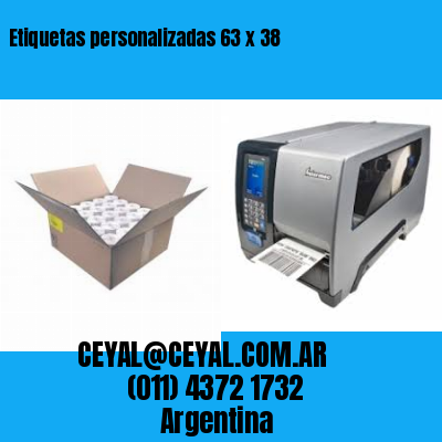 Etiquetas personalizadas 63 x 38