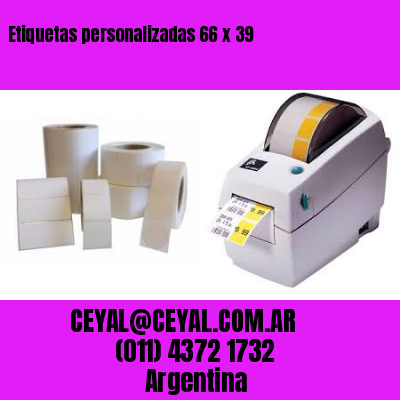 Etiquetas personalizadas 66 x 39