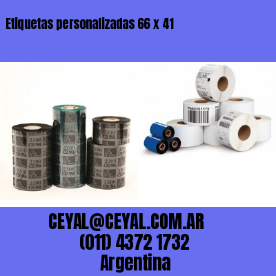 Etiquetas personalizadas 66 x 41