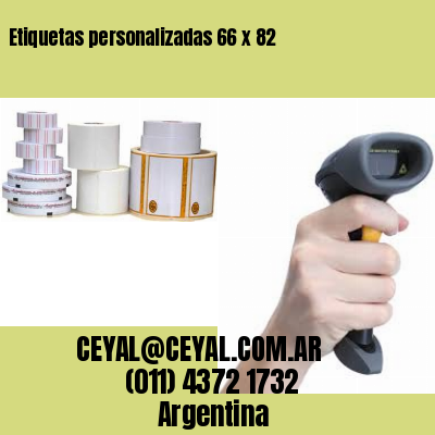 Etiquetas personalizadas 66 x 82