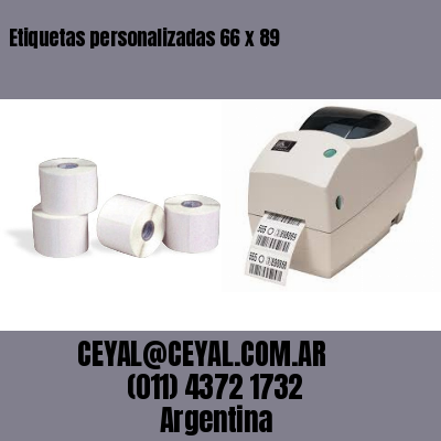 Etiquetas personalizadas 66 x 89