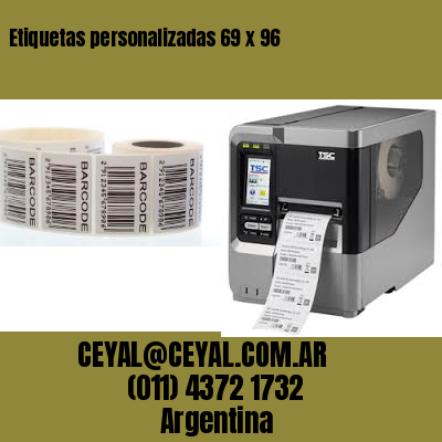 Etiquetas personalizadas 69 x 96