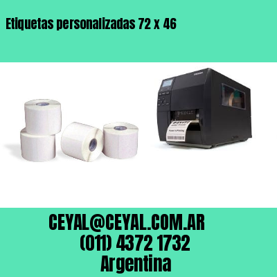 Etiquetas personalizadas 72 x 46