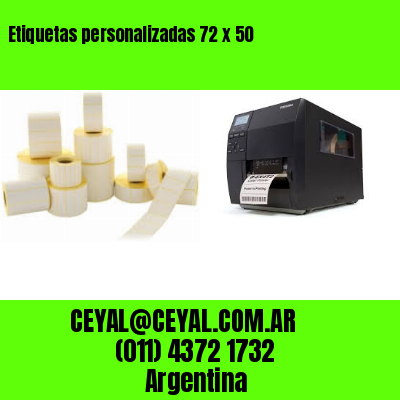 Etiquetas personalizadas 72 x 50