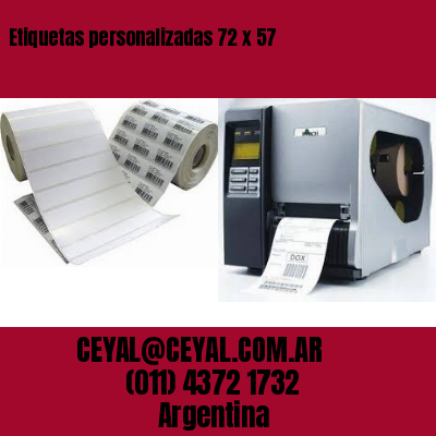 Etiquetas personalizadas 72 x 57