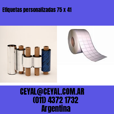 Etiquetas personalizadas 75 x 41