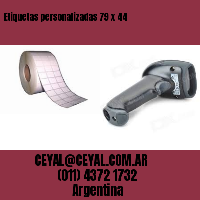Etiquetas personalizadas 79 x 44