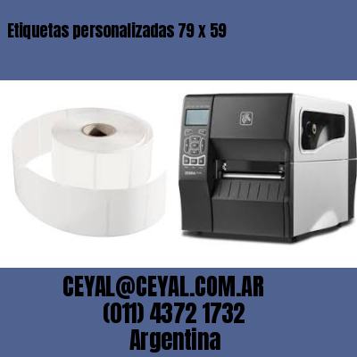 Etiquetas personalizadas 79 x 59