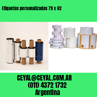 Etiquetas personalizadas 79 x 62