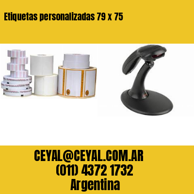 Etiquetas personalizadas 79 x 75