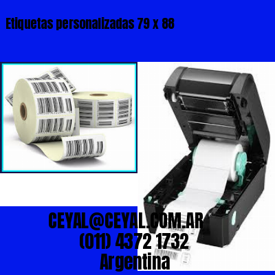 Etiquetas personalizadas 79 x 88