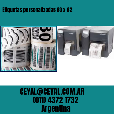 Etiquetas personalizadas 80 x 62