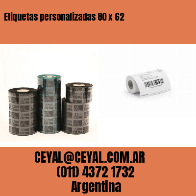 Etiquetas personalizadas 80 x 62