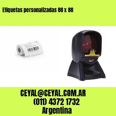 Etiquetas personalizadas 88 x 88
