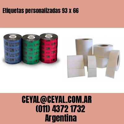 Etiquetas personalizadas 93 x 66