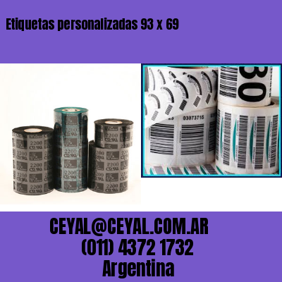 Etiquetas personalizadas 93 x 69